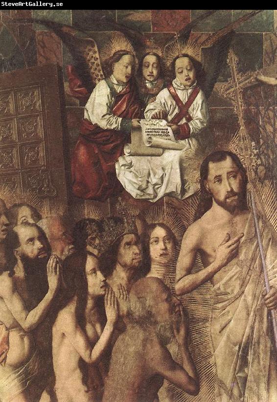 Bartolome Bermejo Christ Leading the Patriarchs to the Paradise (detail)